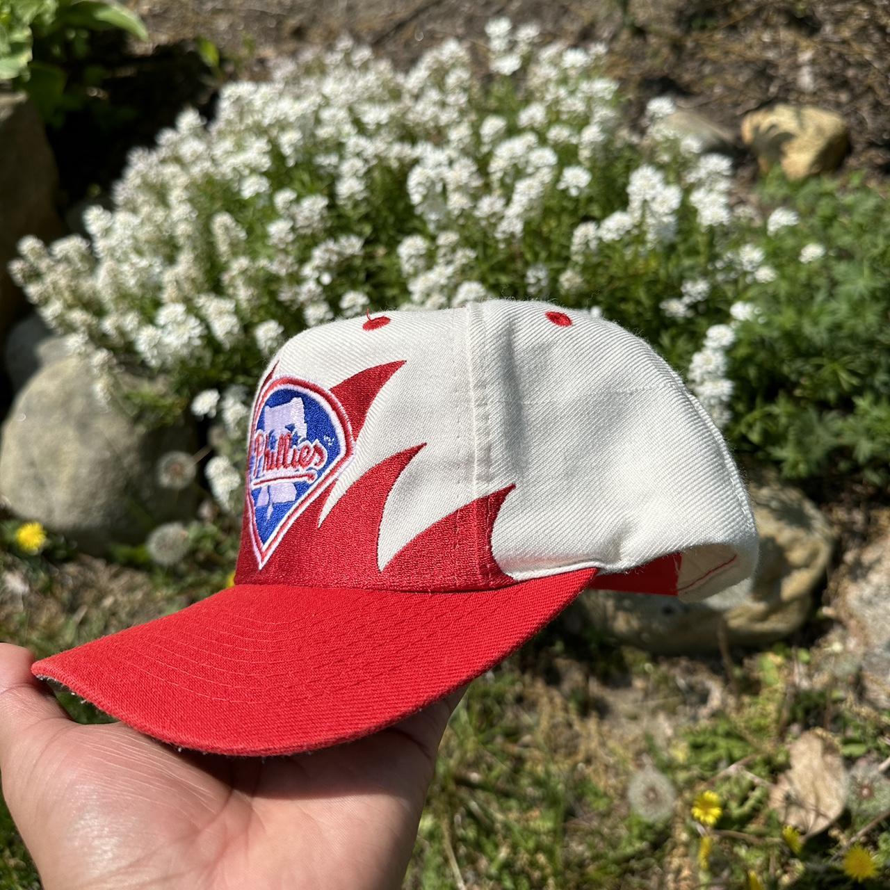 Vintage Philadelphia Phillies Sharktooth Hat. The - Depop