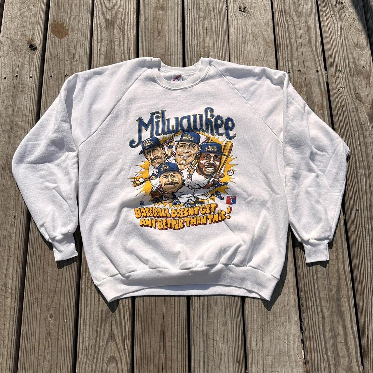 Vintage Milwaukee Brewers Crewneck 2024 Sweatshirt