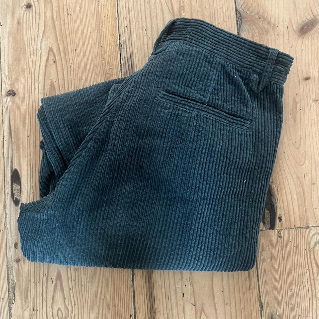 Komodo dark green cord trousers. Listed size 1 which... - Depop