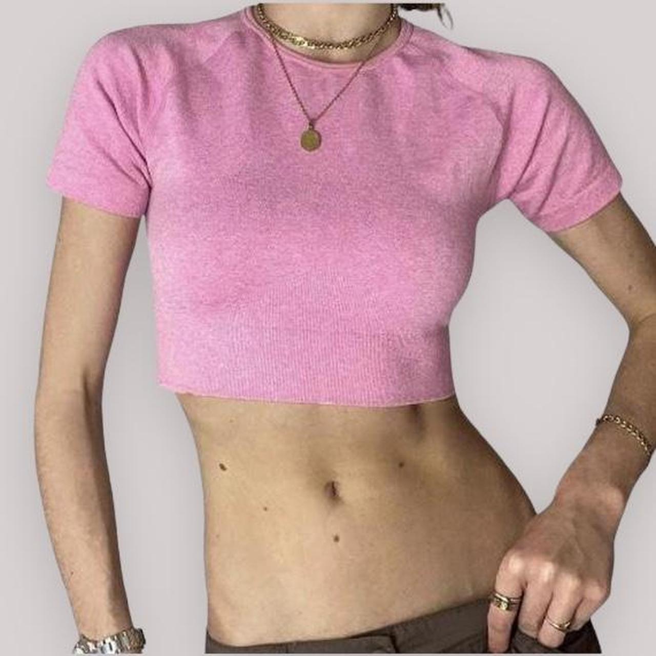 the most gorgeous pink work out top from bo + tee. - Depop