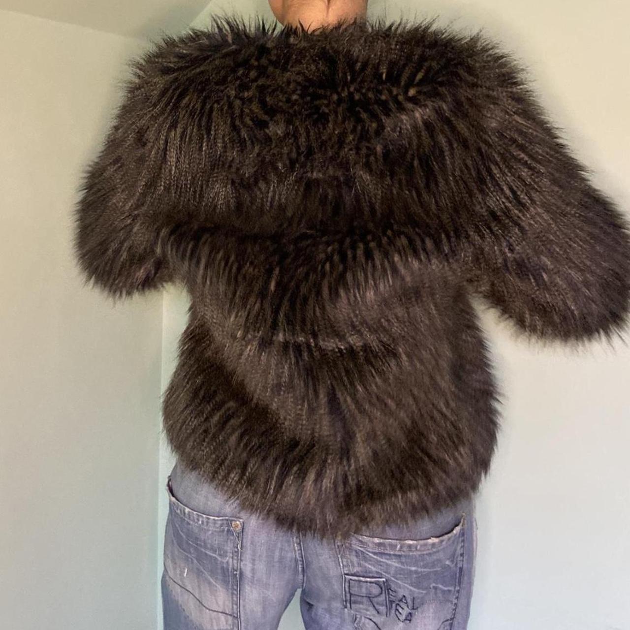 jane norman brown fur coat photos from previous... - Depop