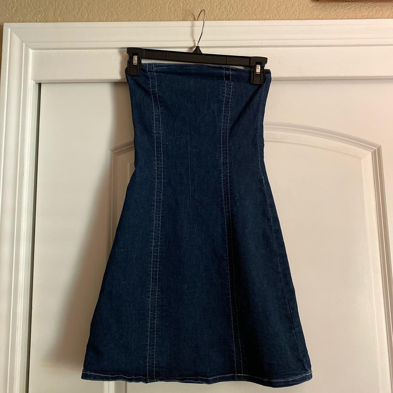 Sleeveless Denim Dress 🌚 #denim - Depop