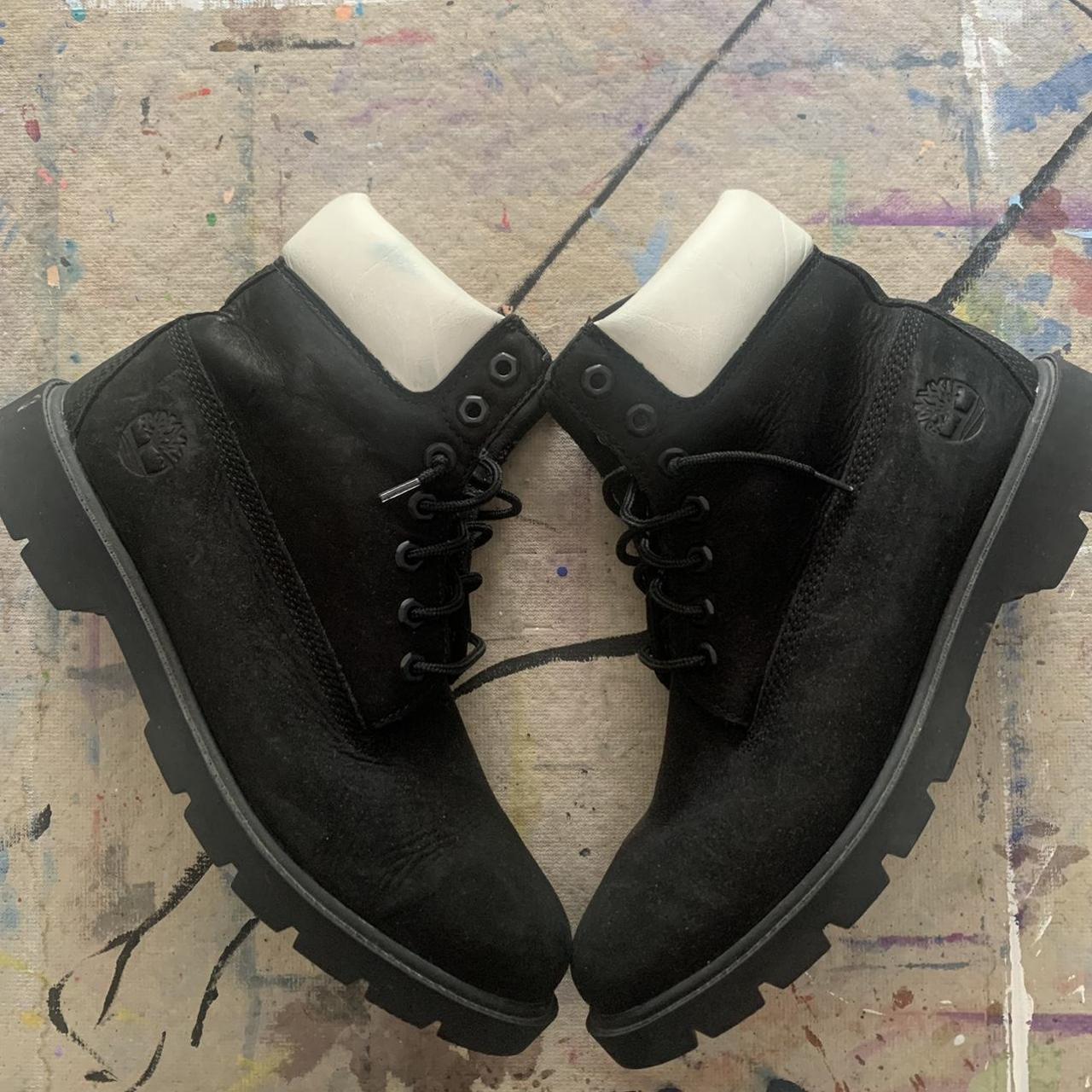 black timberlands size 9.5