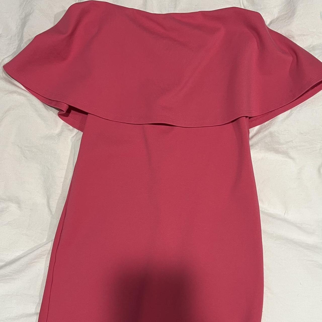 lovers + friends pink slim fitting/bodycon... - Depop