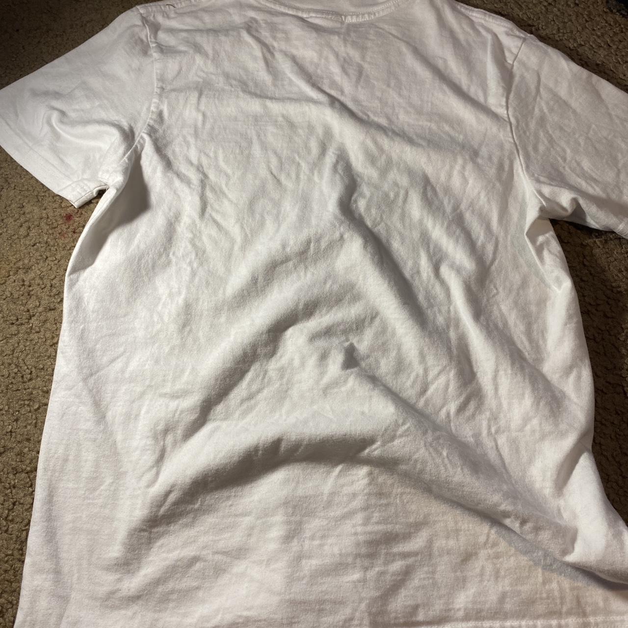 Supreme Men's White and Black Shirt | Depop