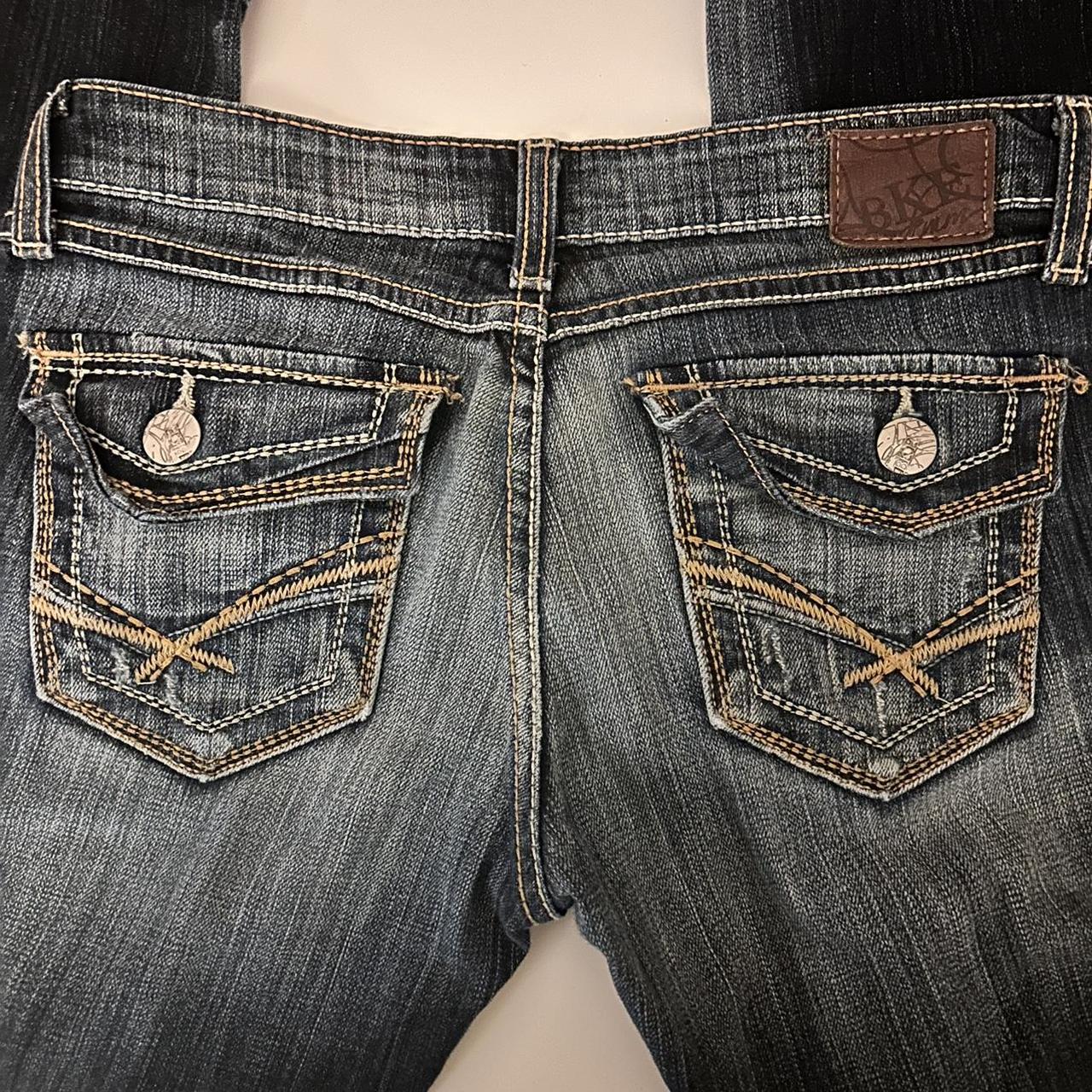 Vintage Bke jeans in size 25x33 1/2 they are low... - Depop