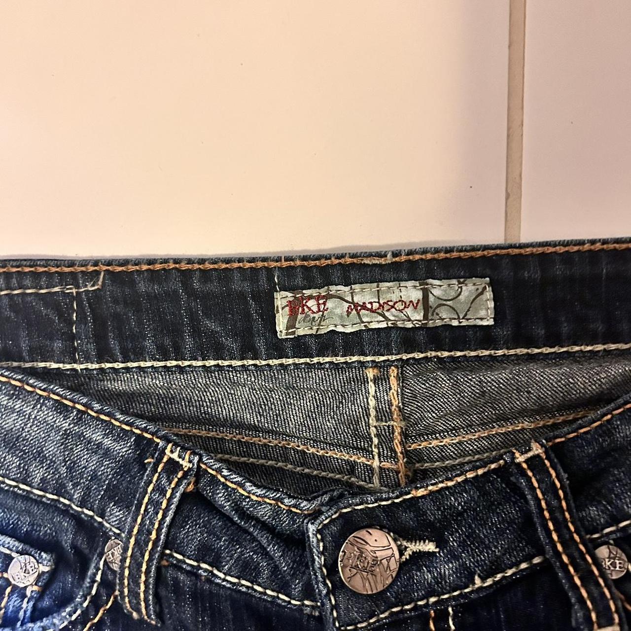 Vintage Bke jeans in size 25x33 1/2 they are low... - Depop