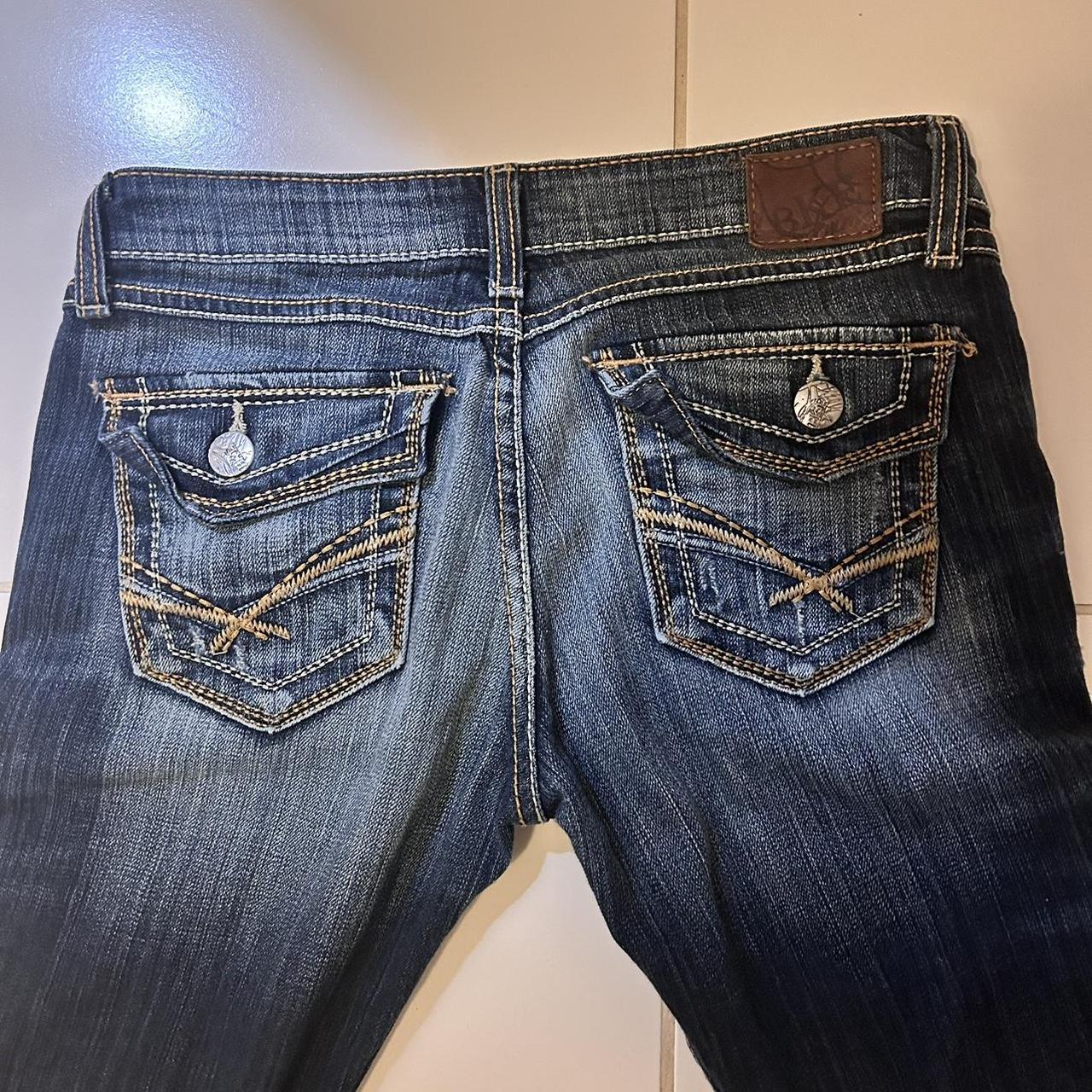 Vintage Bke jeans in size 25x33 1/2 they are low... - Depop