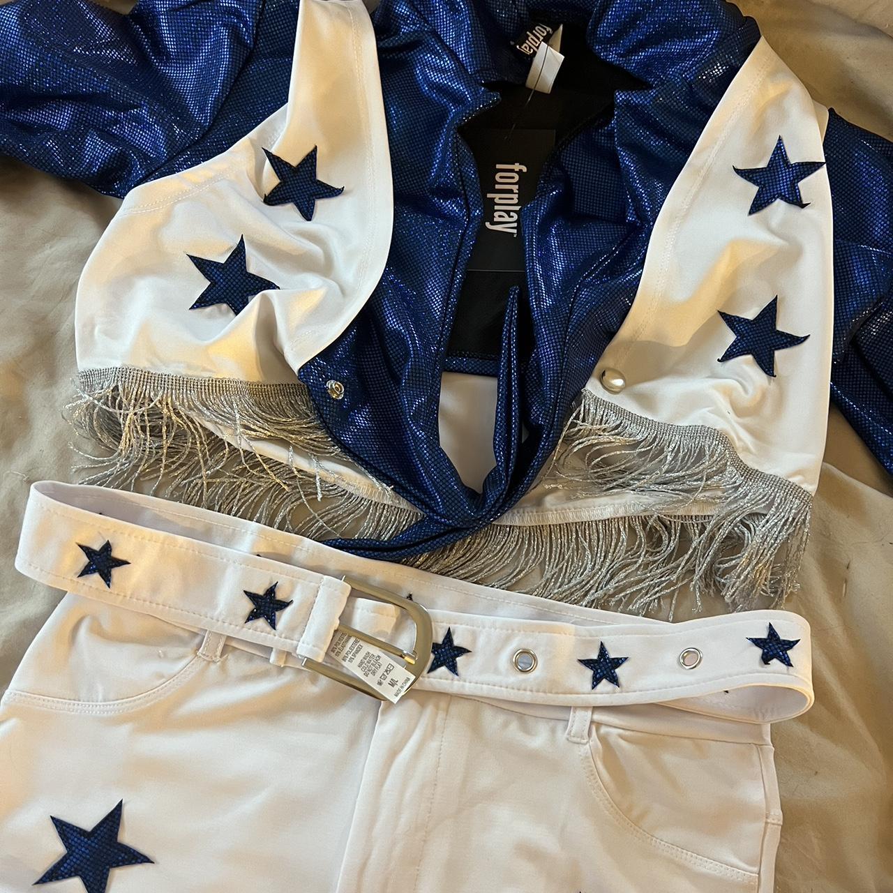 NWT Dallas Cowboy Cheerleader Costume Size small was - Depop