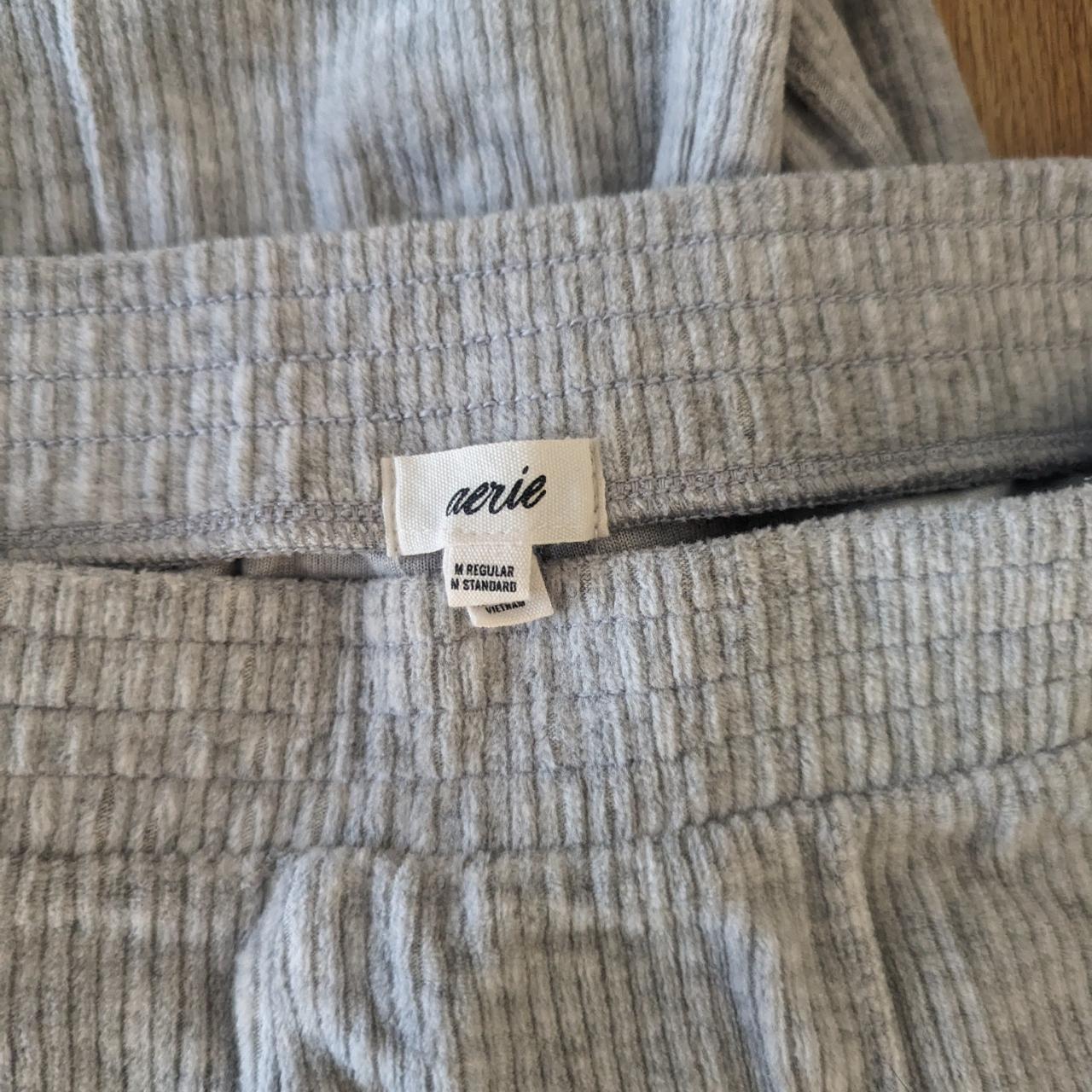 Aerie super soft grey flare pants - Depop