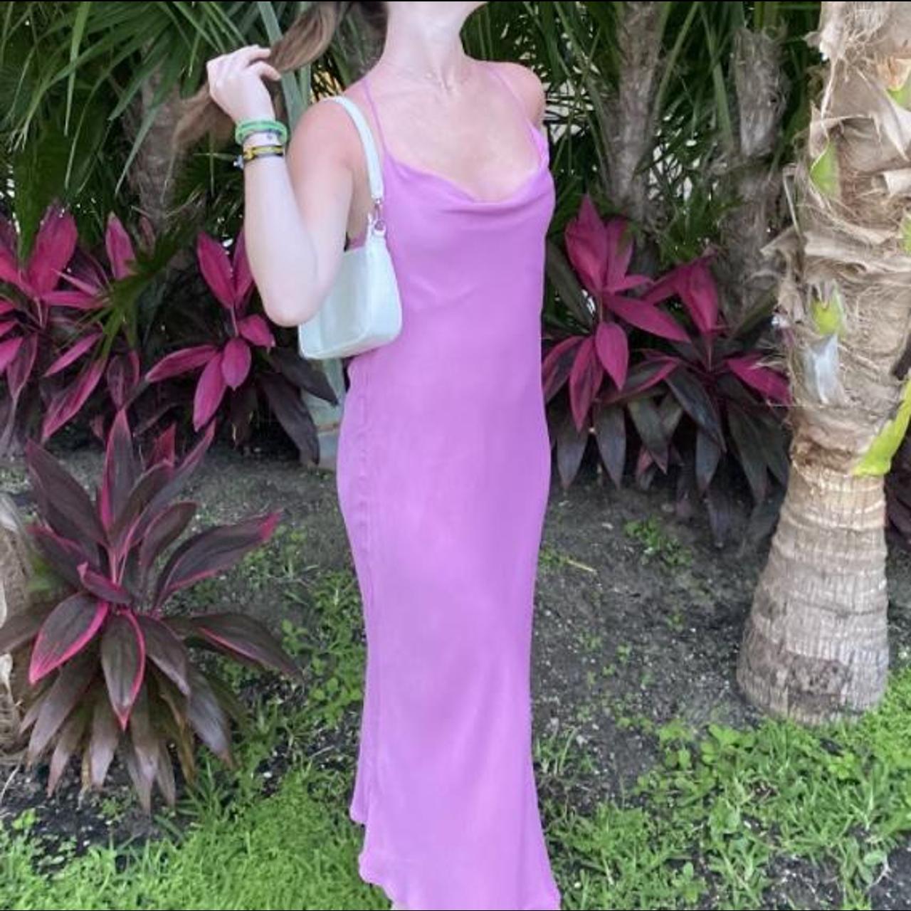 Zara Women's Purple Dress Depop