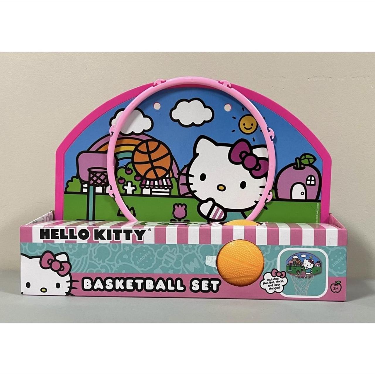 Hello Kitty Basketball Set — Includes Net, Ball,... Depop