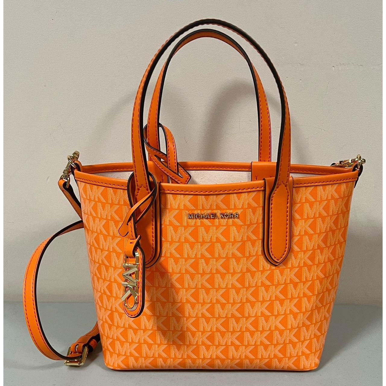 Michael kors best sale orange handbag