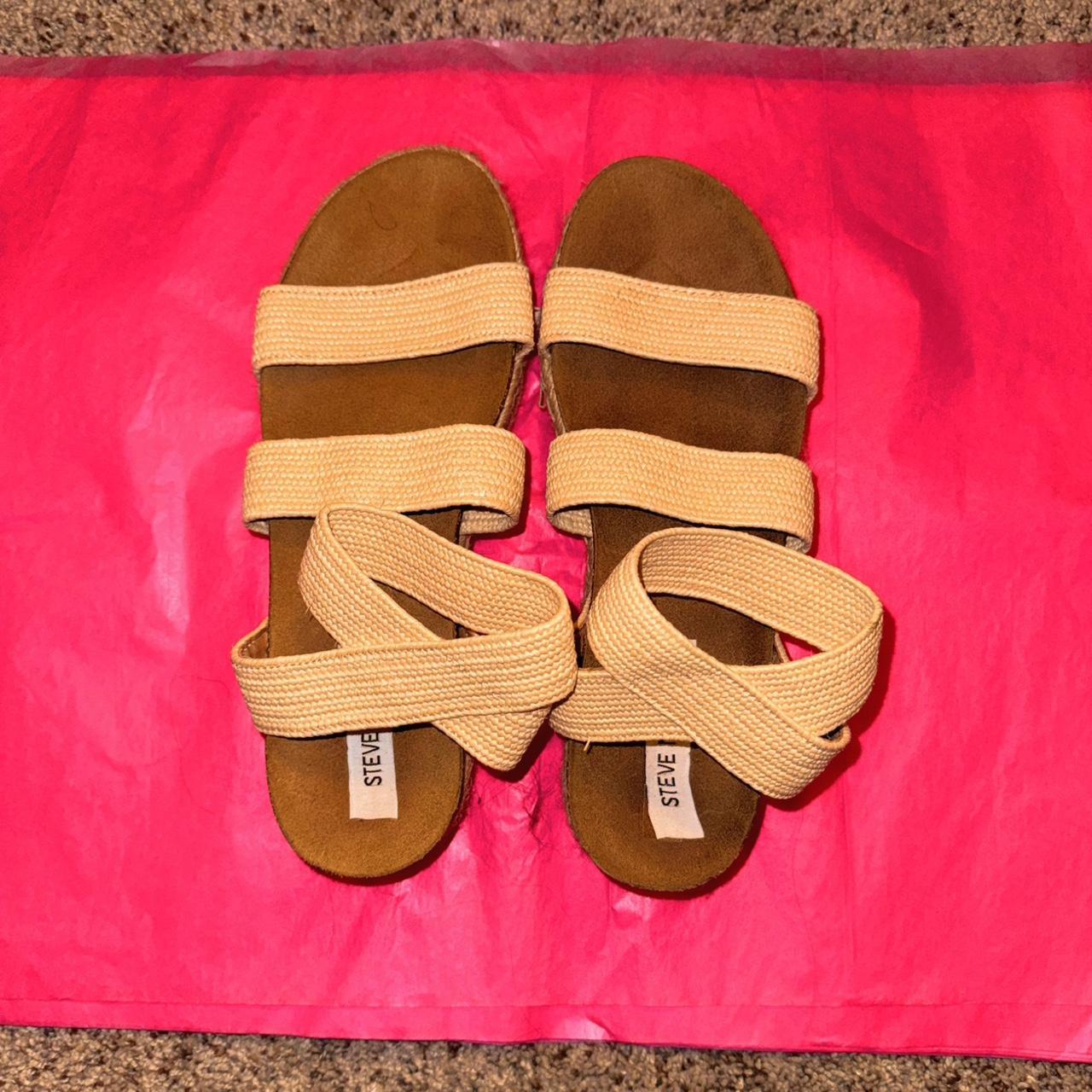 steve madden sandals fur