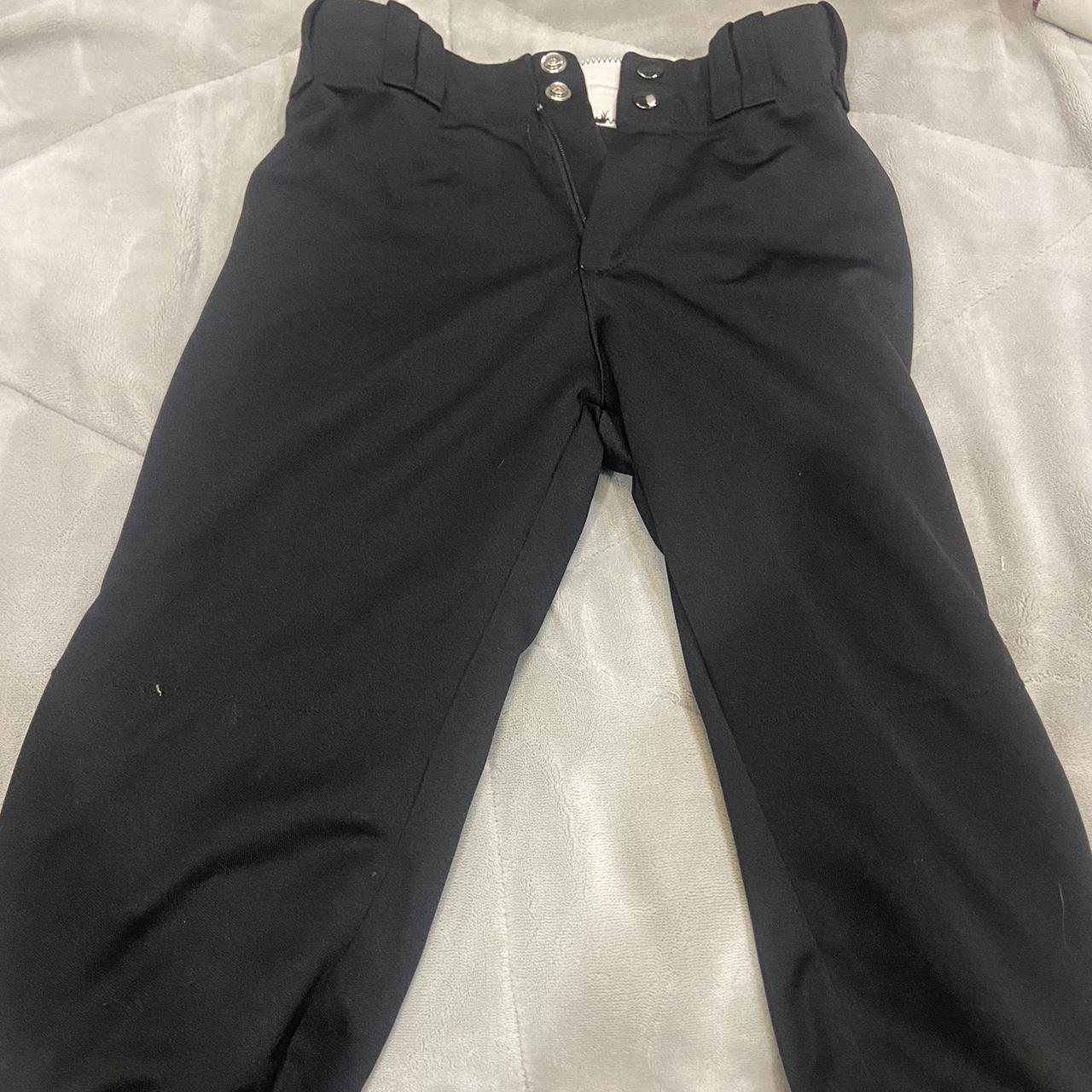 Black softball pants Alleson Athletic Brand!! size... Depop