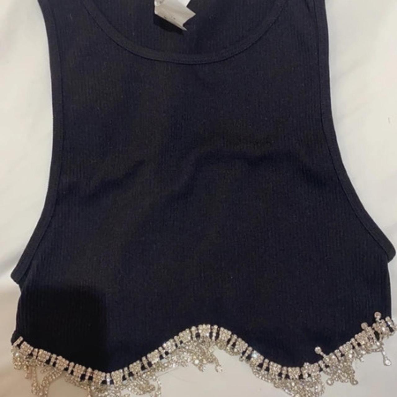 Black zara top - Depop