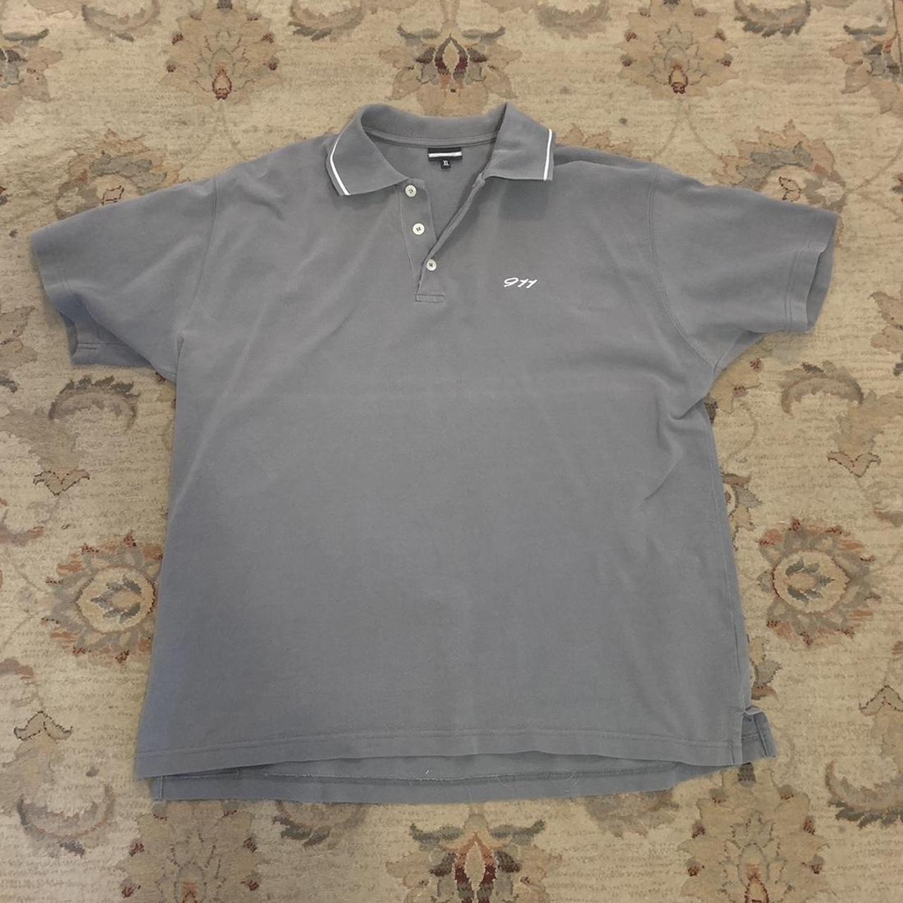 Vintage Porsche 911 Polo Top - Depop