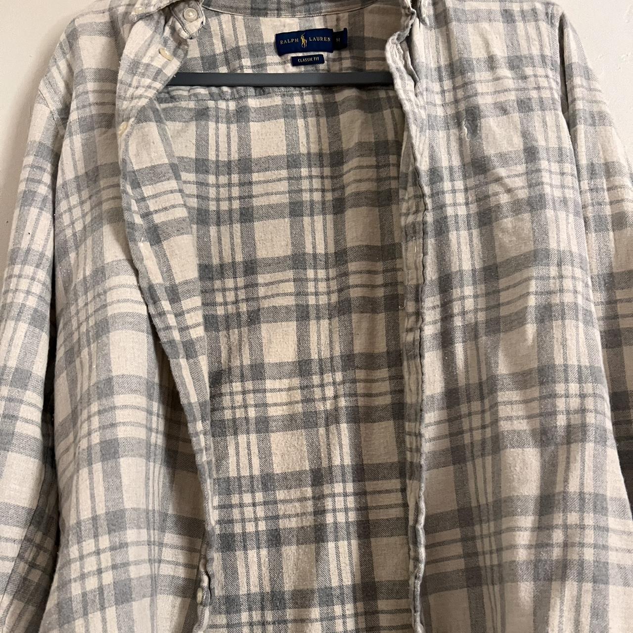 Vintage Ralph Lauren Buffalo Plaid Shirt Flannel Shirt Plaid 