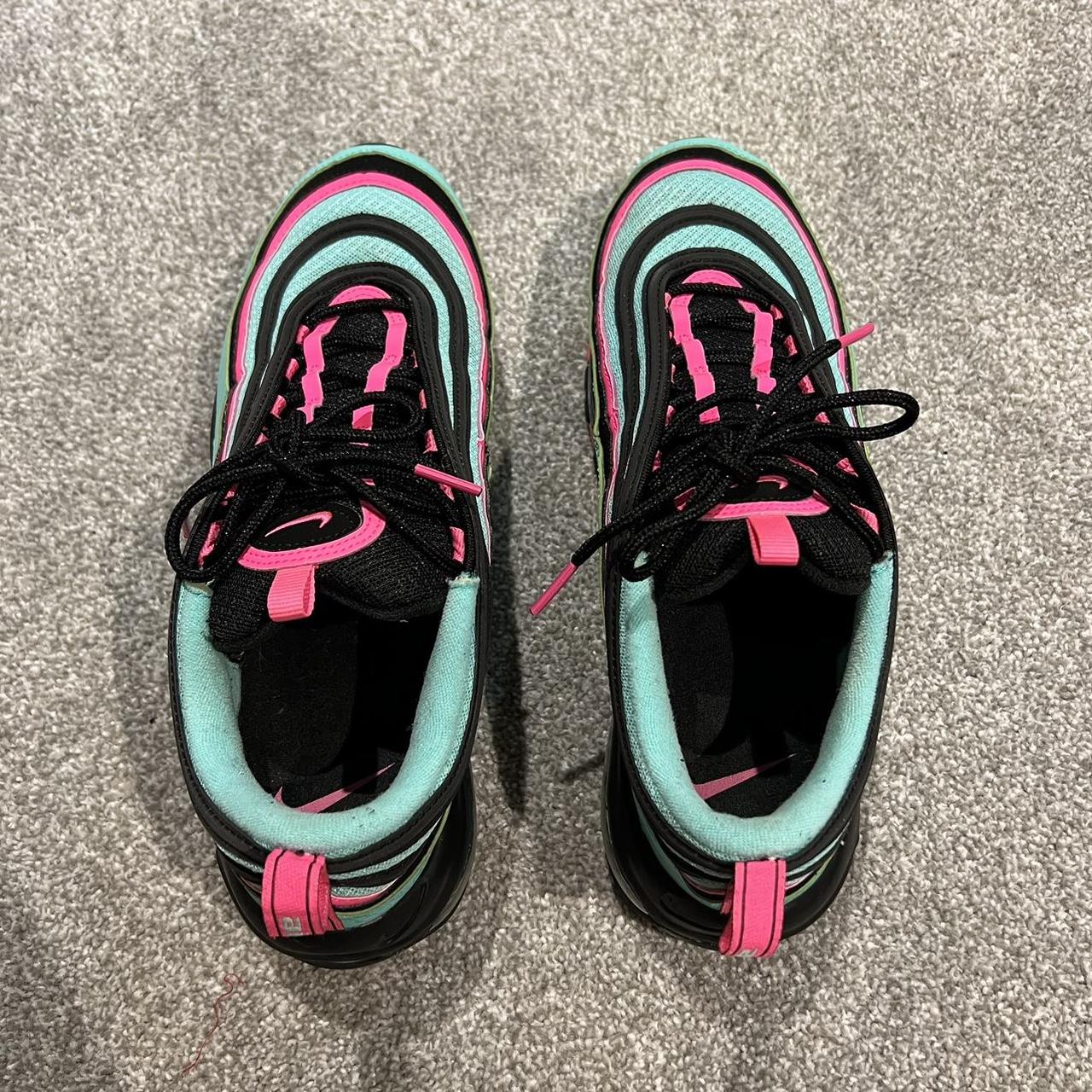 Nike AirMax 97 Hyper Turquoise South Beach Shoes. Depop