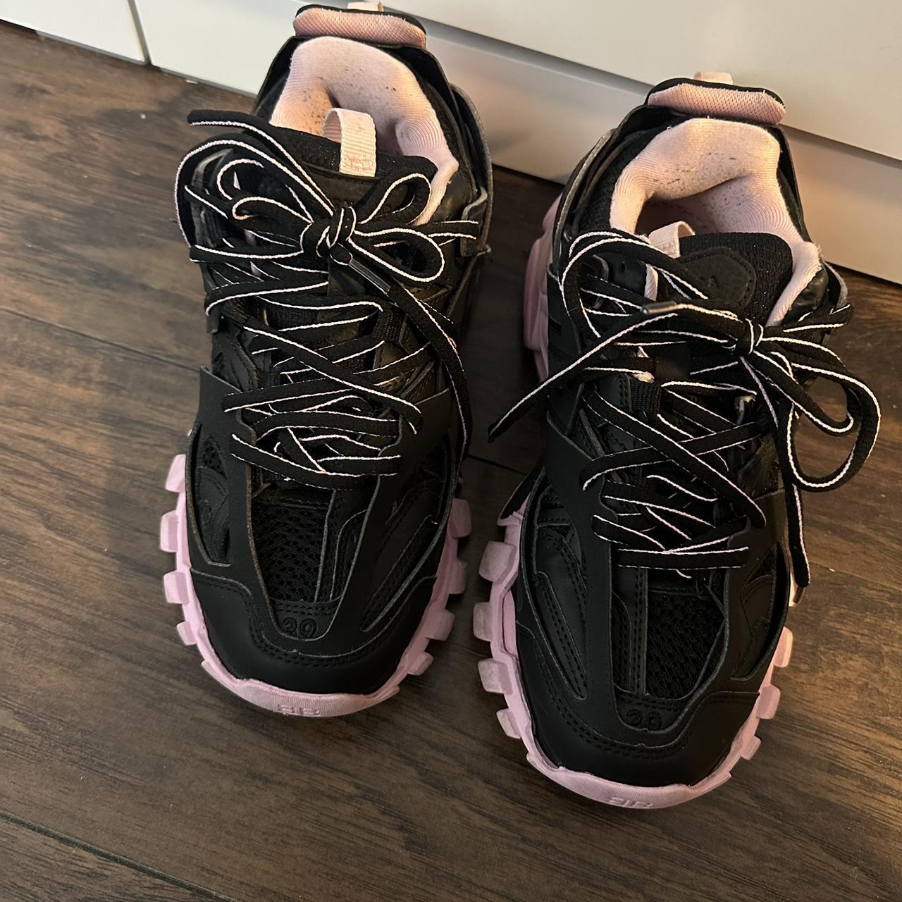 balenciagas pink and black