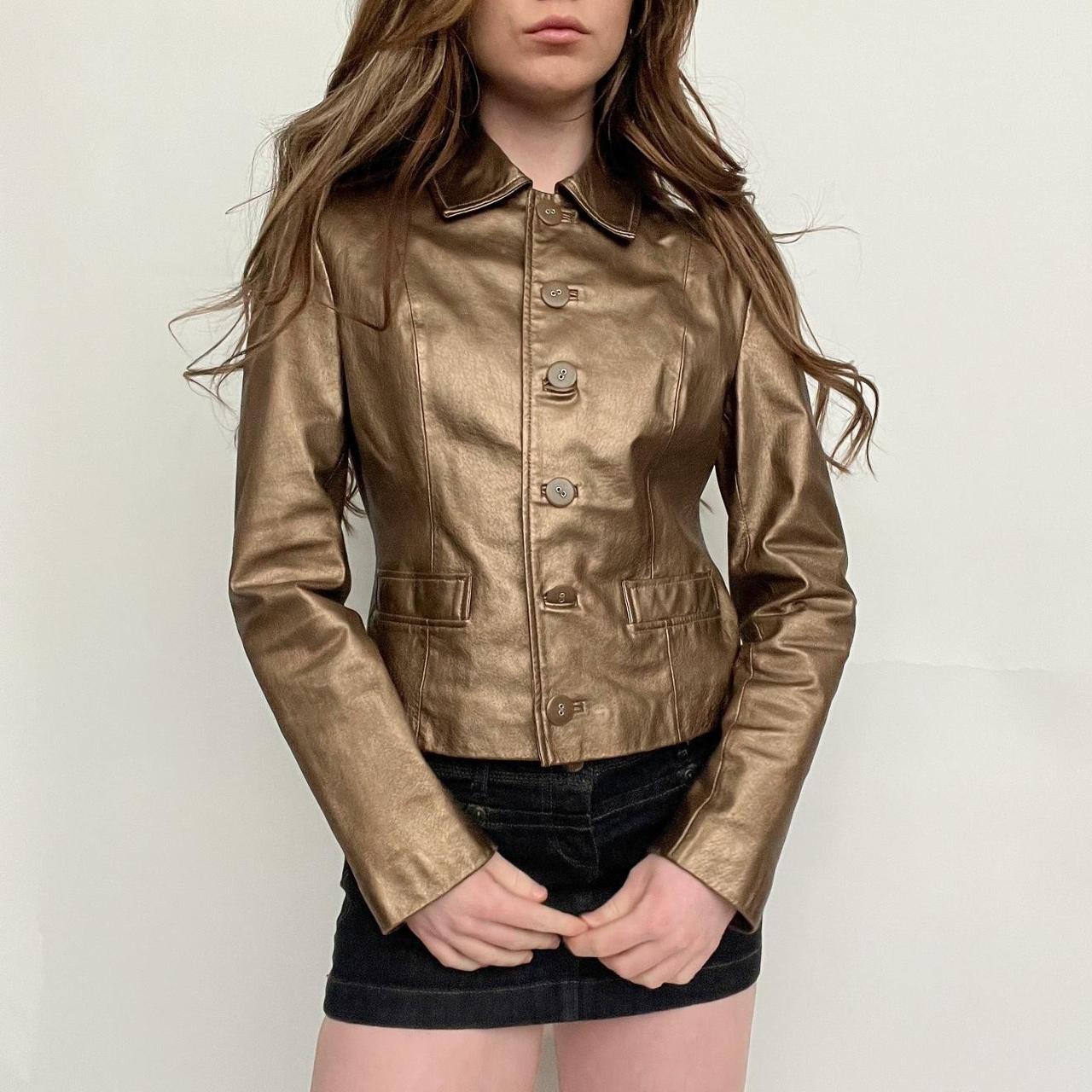 Women's Gold Jacket Depop