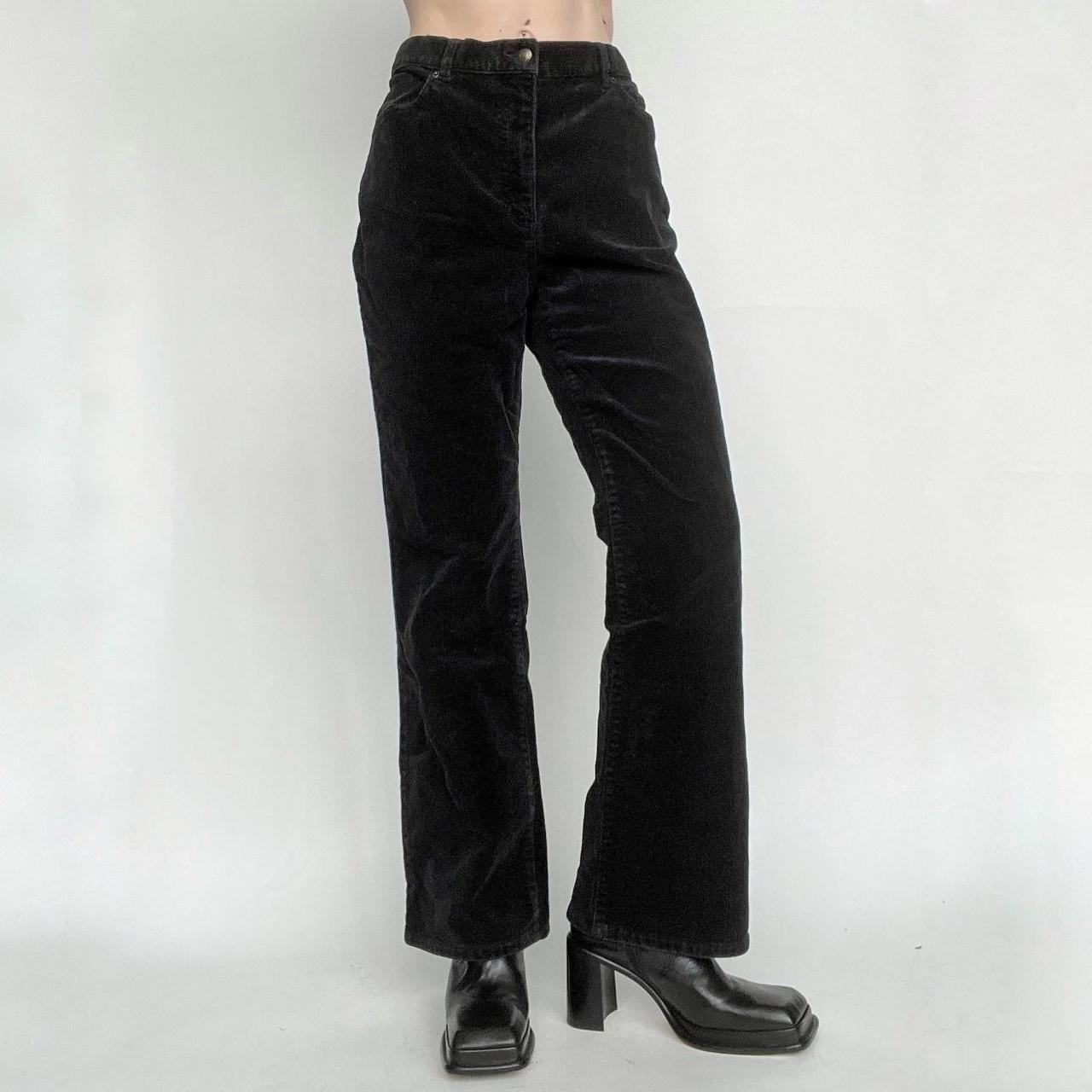 Chaps Women's Black Trousers Depop