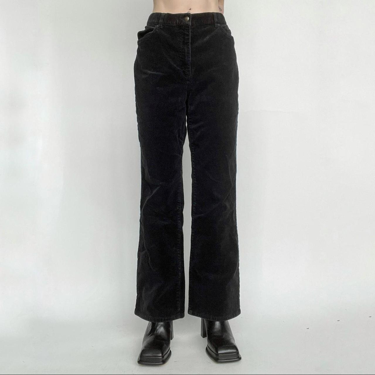 Chaps Women's Black Trousers Depop