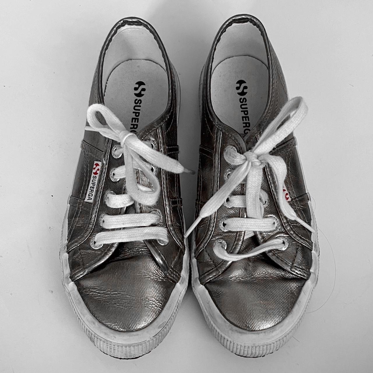 Superga 2750 Metallic Grey Silver — ZIGZAG Footwear