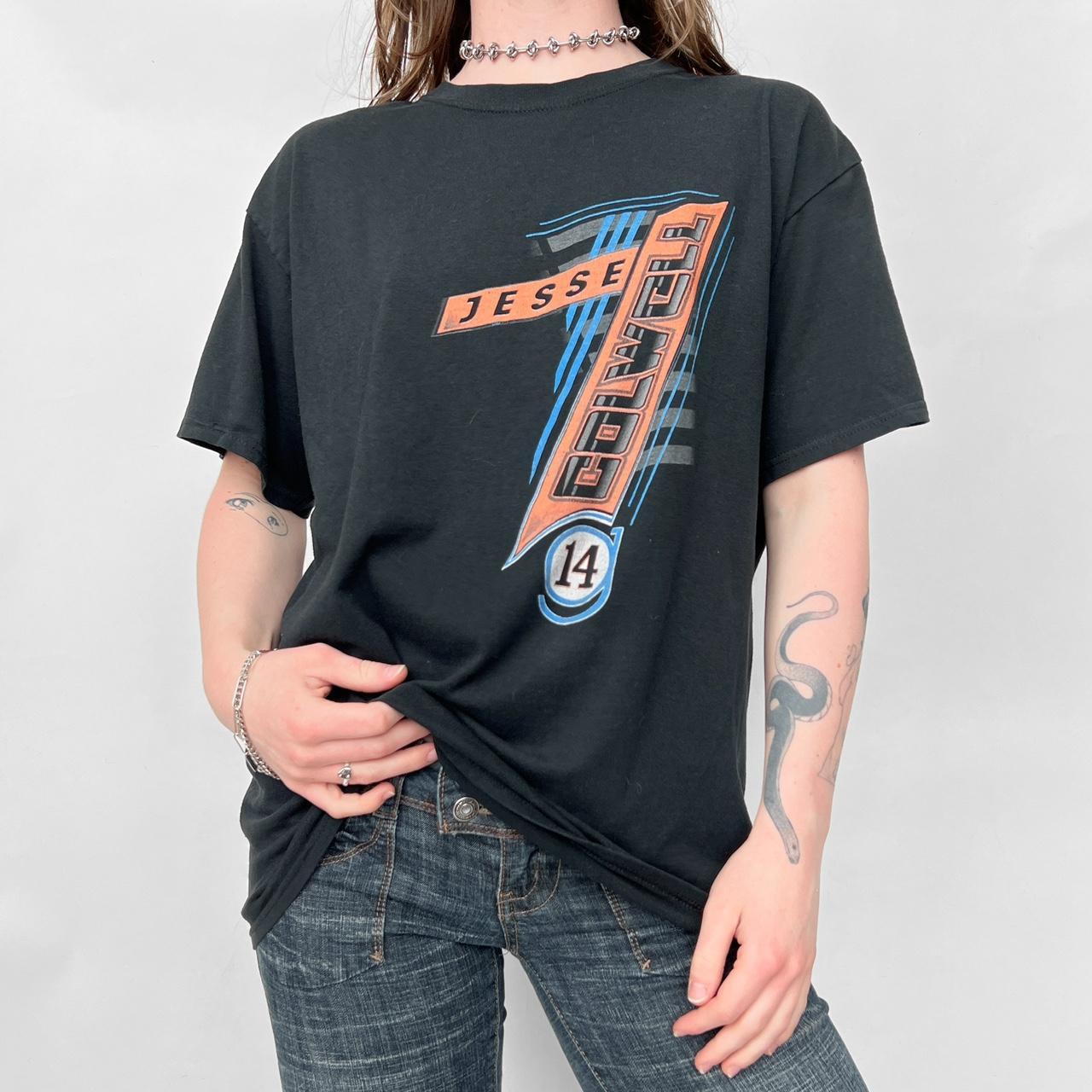 OM3 Vintage Fire Racer T-Shirt - Auto Tuning Design Für Herren In S-5XL
