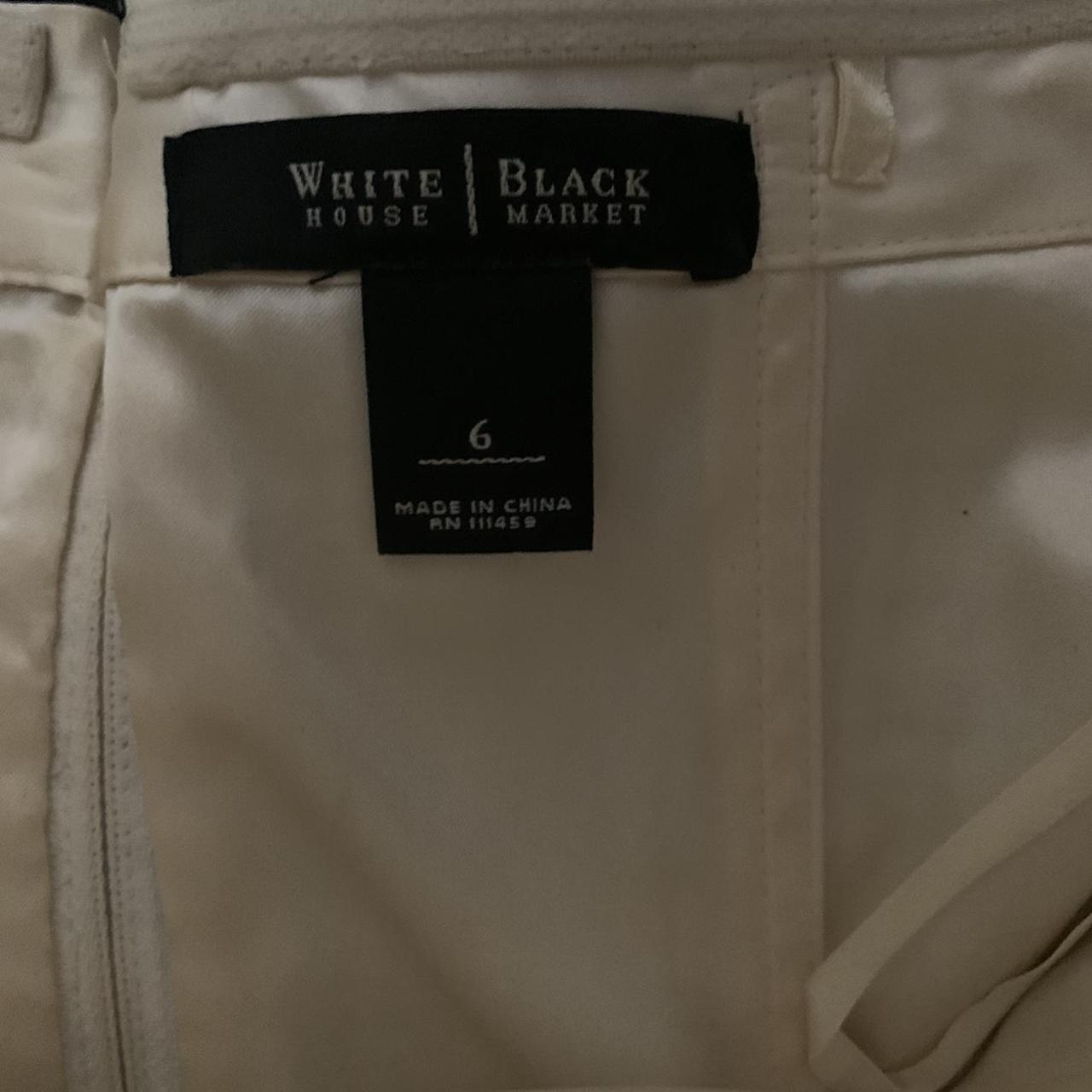 White House Black Market Women's White and Black Corset (3)
