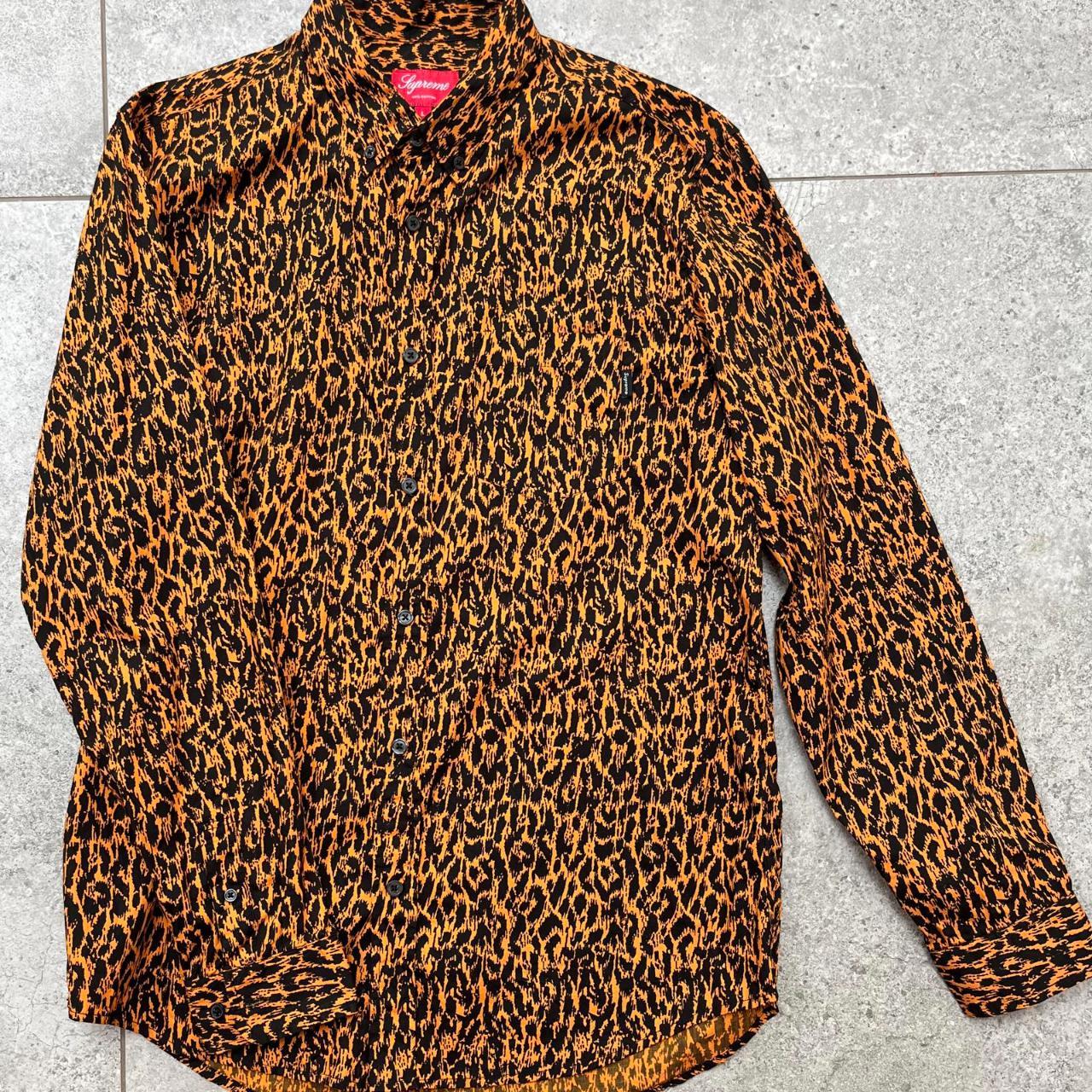 SUPREME - Leopard Shirt LS (L) Leopard print oxford... - Depop