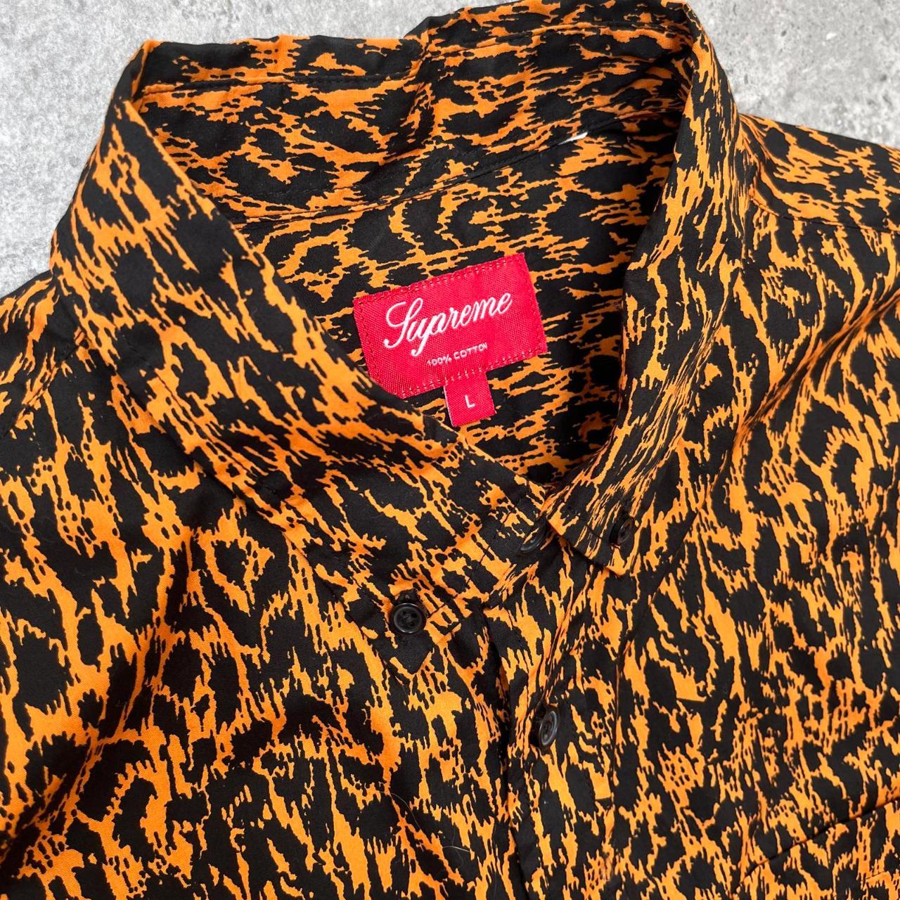 SUPREME - Leopard Shirt LS (L) Leopard print oxford... - Depop