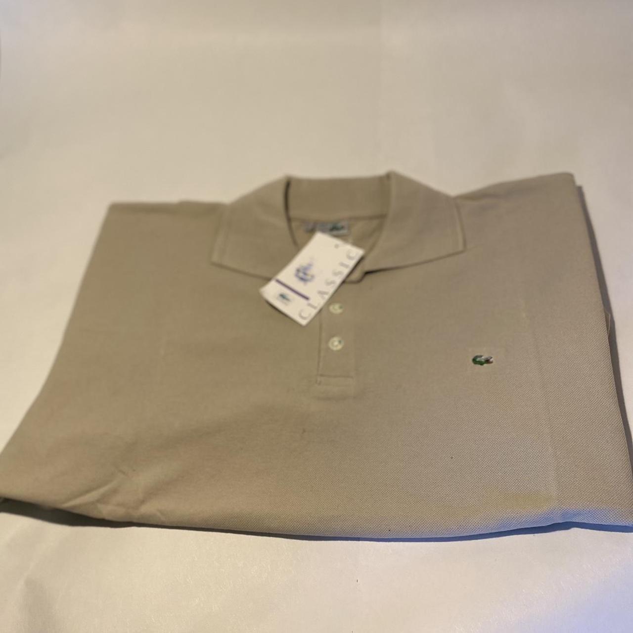 Lacoste Men's Cream Poloshirts Depop