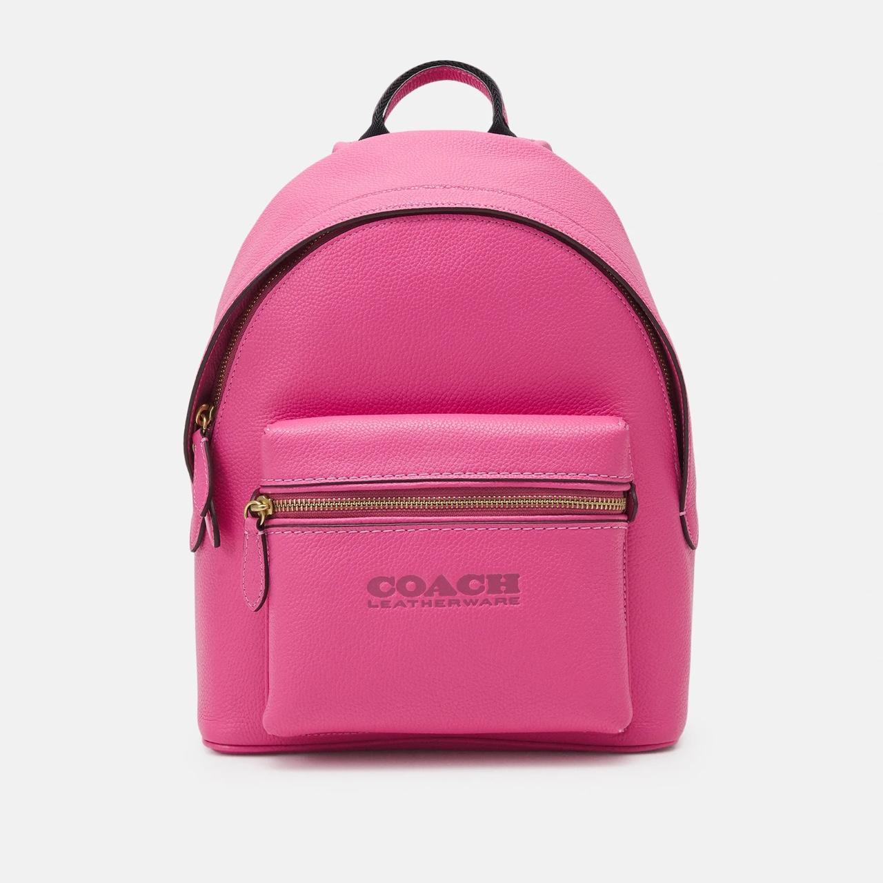 COACH pink backpack So cute but I hardly wear it Depop