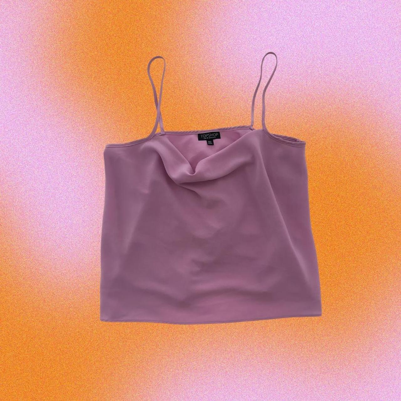 Topshop Women's Pink Vest | Depop
