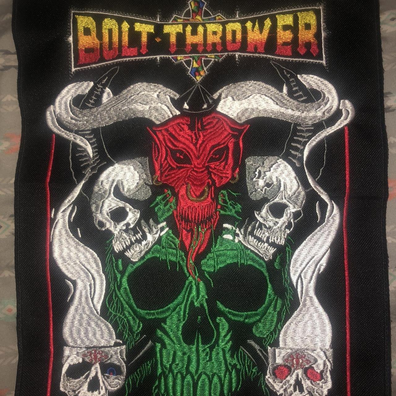 Bolt Thrower back patch Worldwide shipping No... - Depop