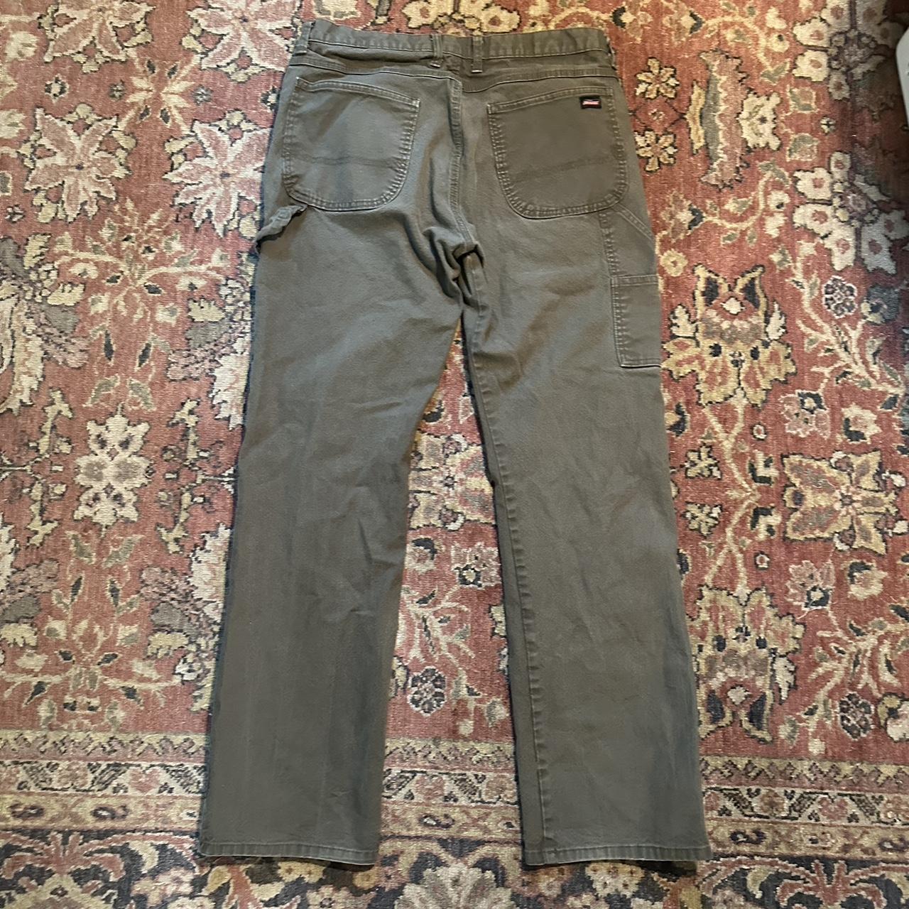 Vintage Green Dickies Cargo Pants Size 36x34 send... - Depop