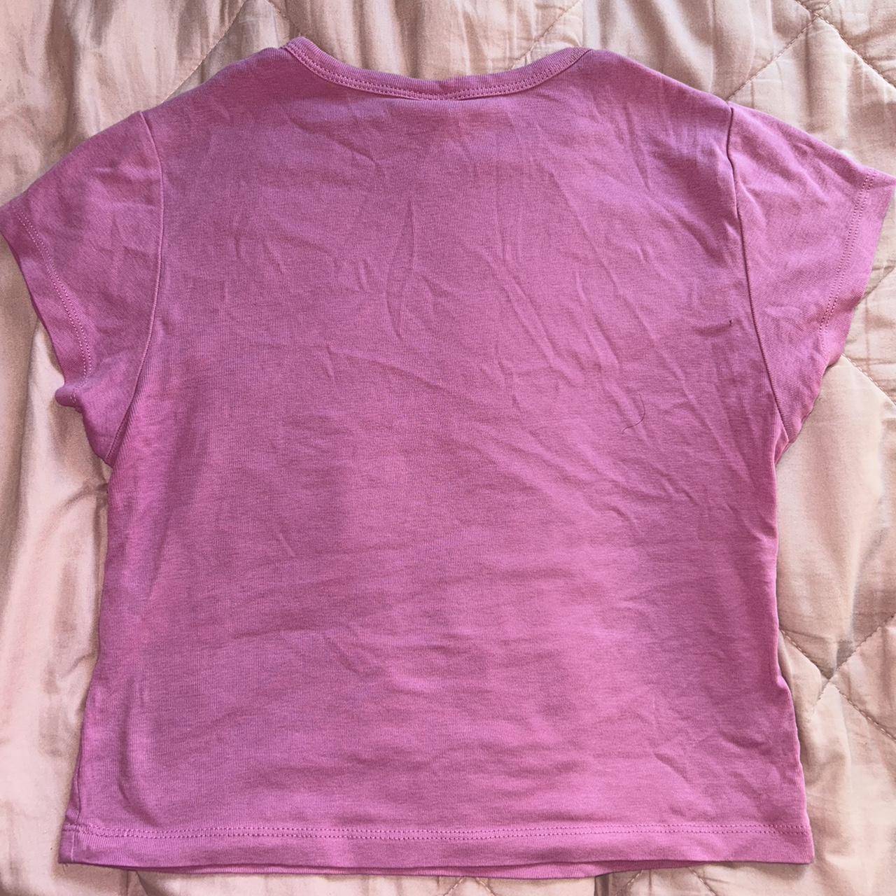 The cutest pink baby tee from Urban Size L ,... - Depop