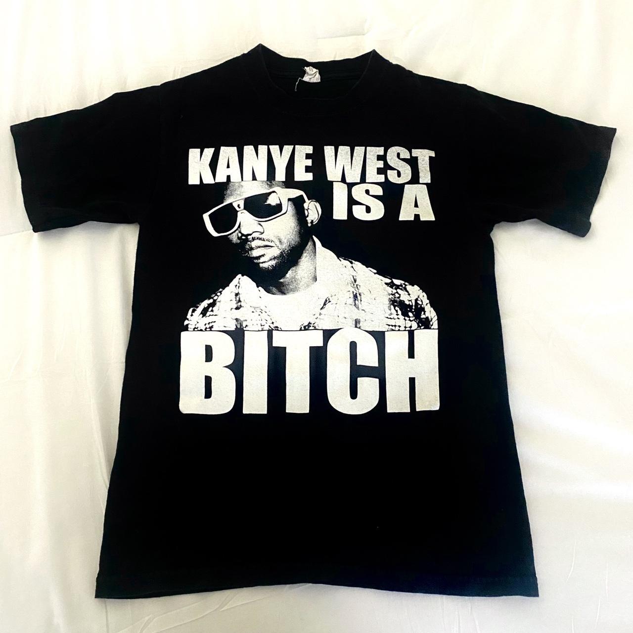 Kanye West Graphic Tee Basic crew neck tee with... - Depop