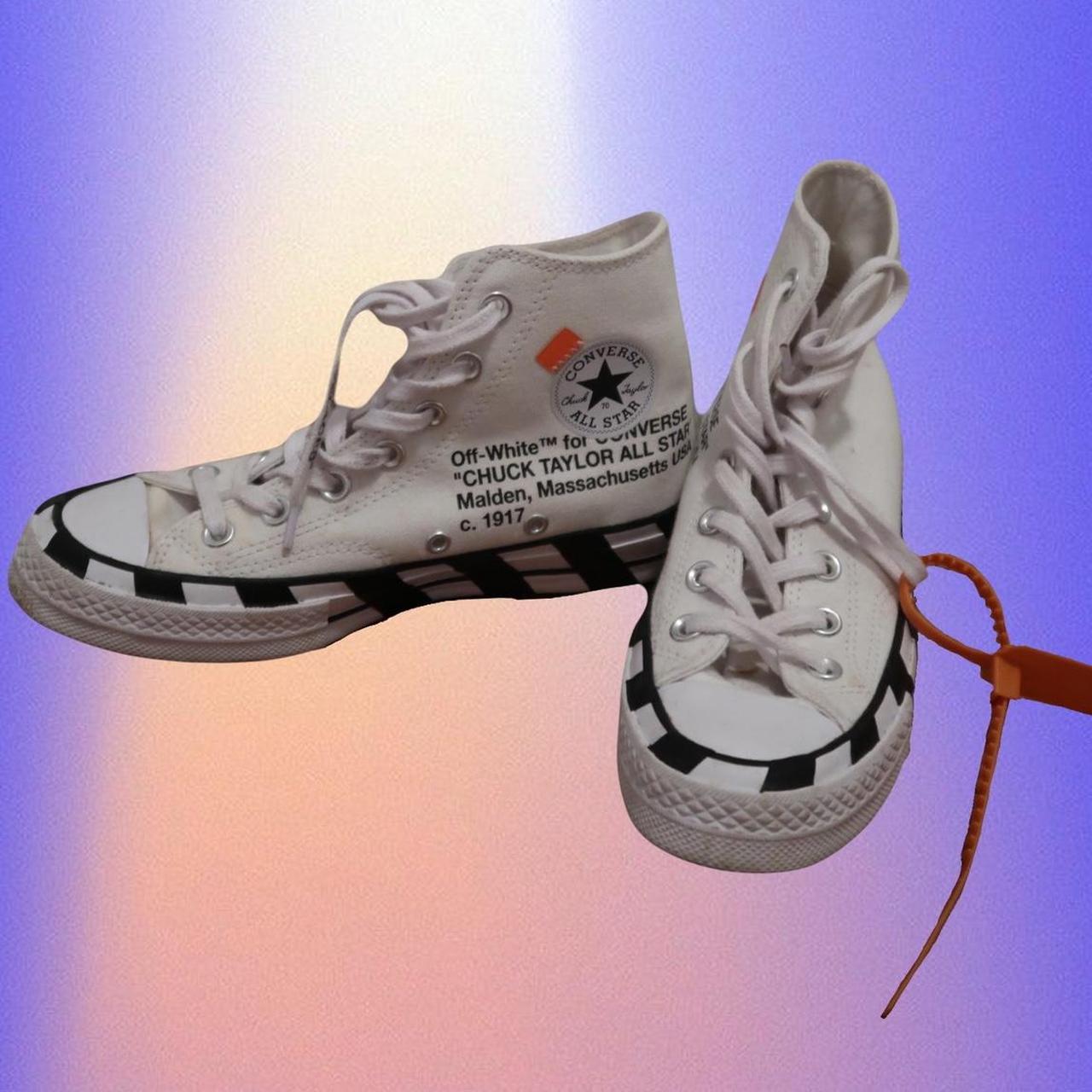 Off white outlet converse size 4