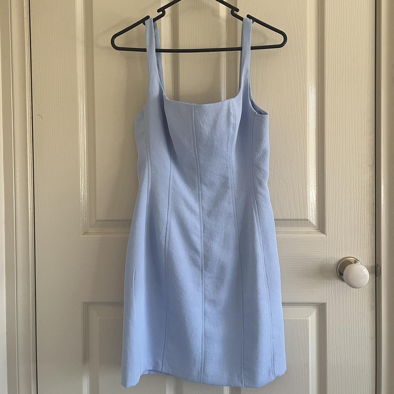 kookai oyster bustier mini dress (size 36 best fit... Depop