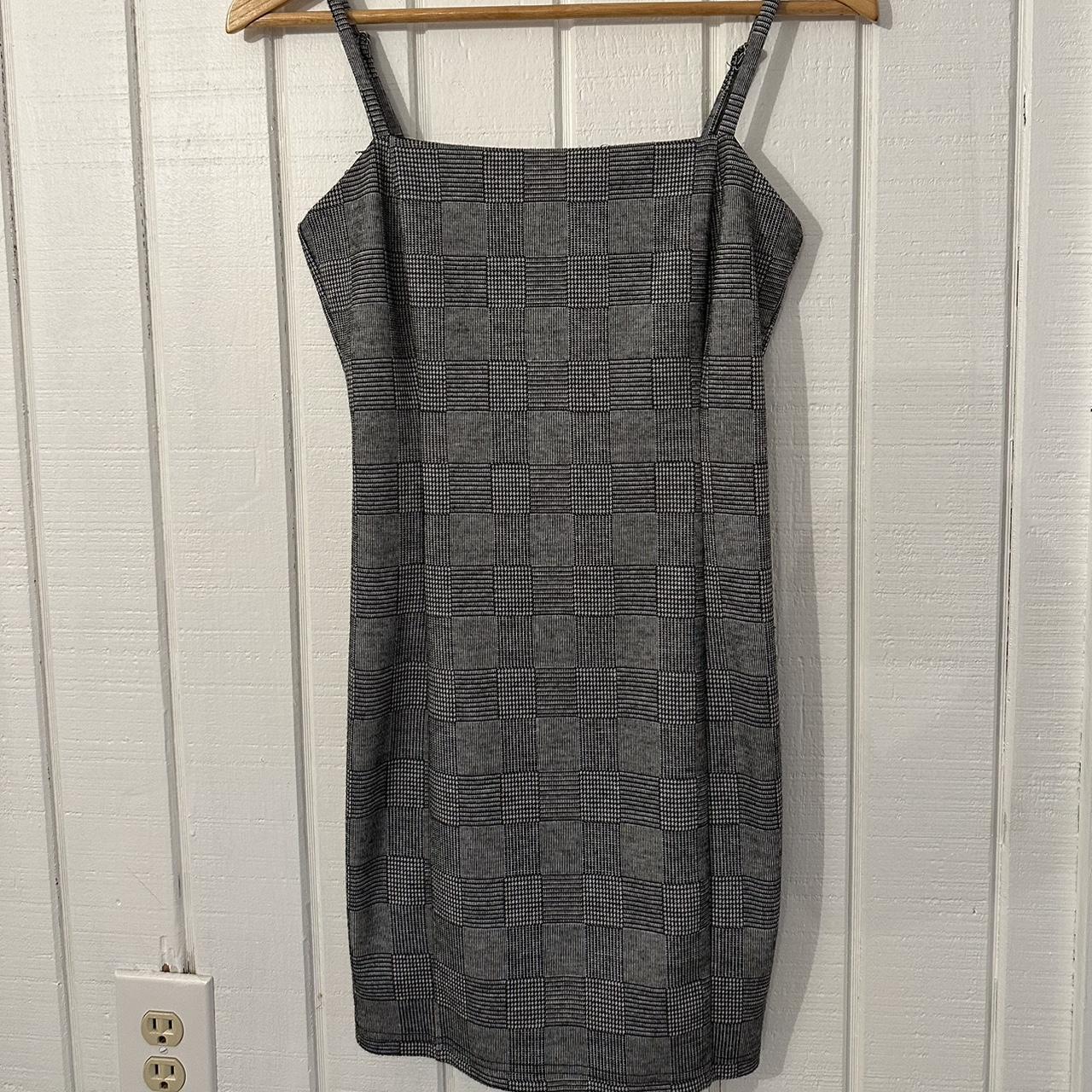 Simple and classic checkered mini dress. Size S. Depop