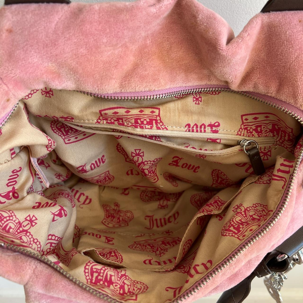 Juicy couture pink velour cosmetics bag | Vinted