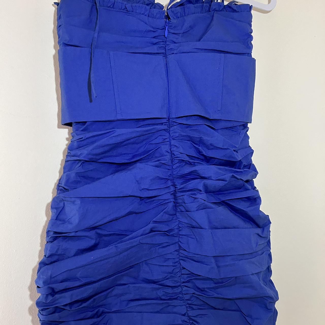 Oh Polly blue bodycon dress. Brand new never worn.... Depop