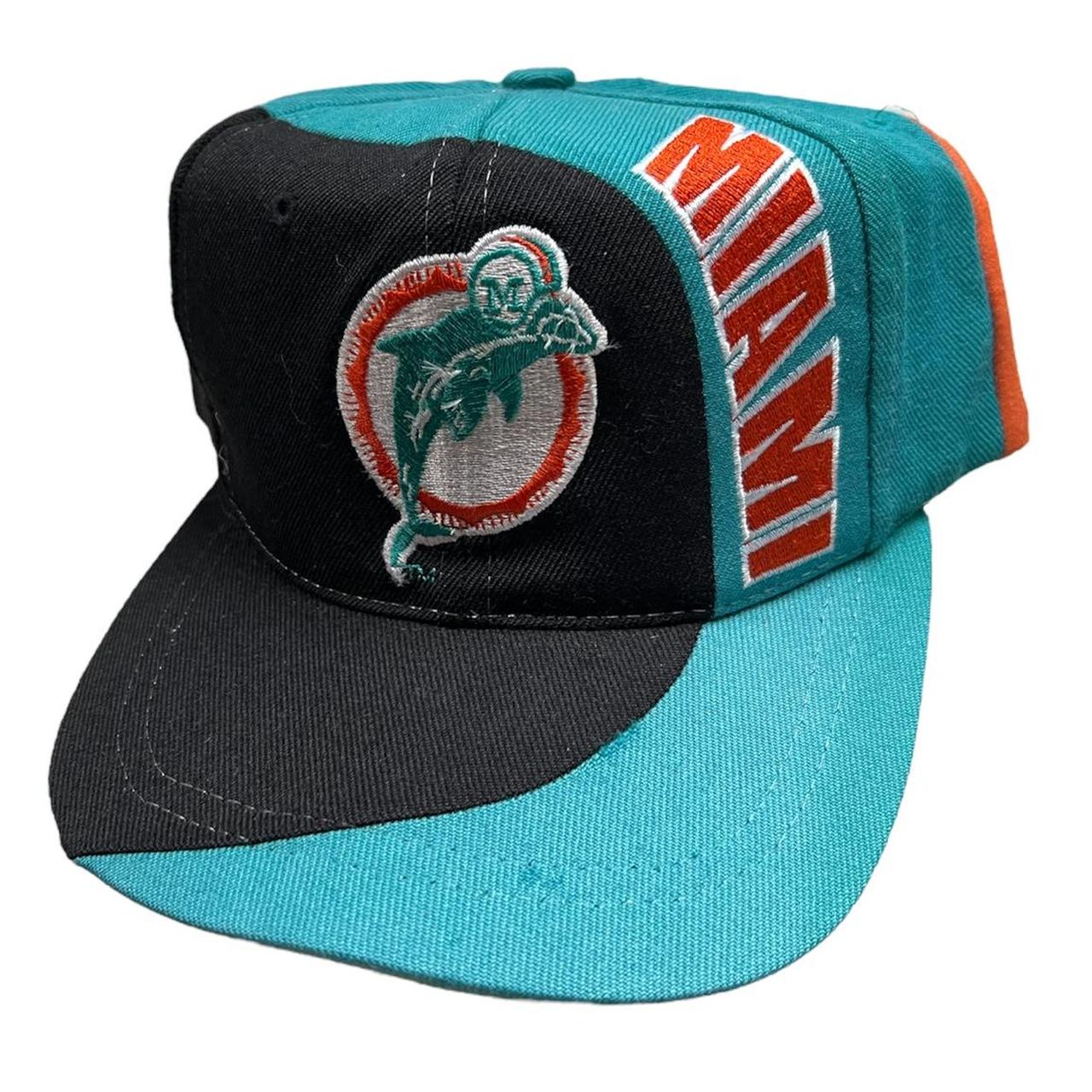 American Vintage, Accessories, Vintage 9s Miami Dolphins Nfl American  Needle Snapback Hat