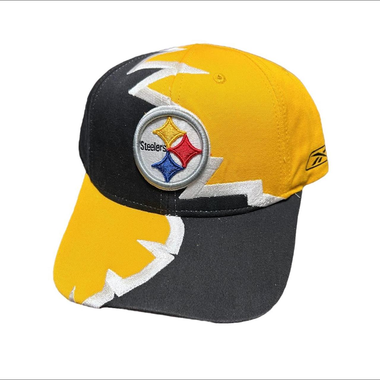 Reebok on Field Pittsburgh Steelers Baseball Hat Cap White OSFA Headwear NFL