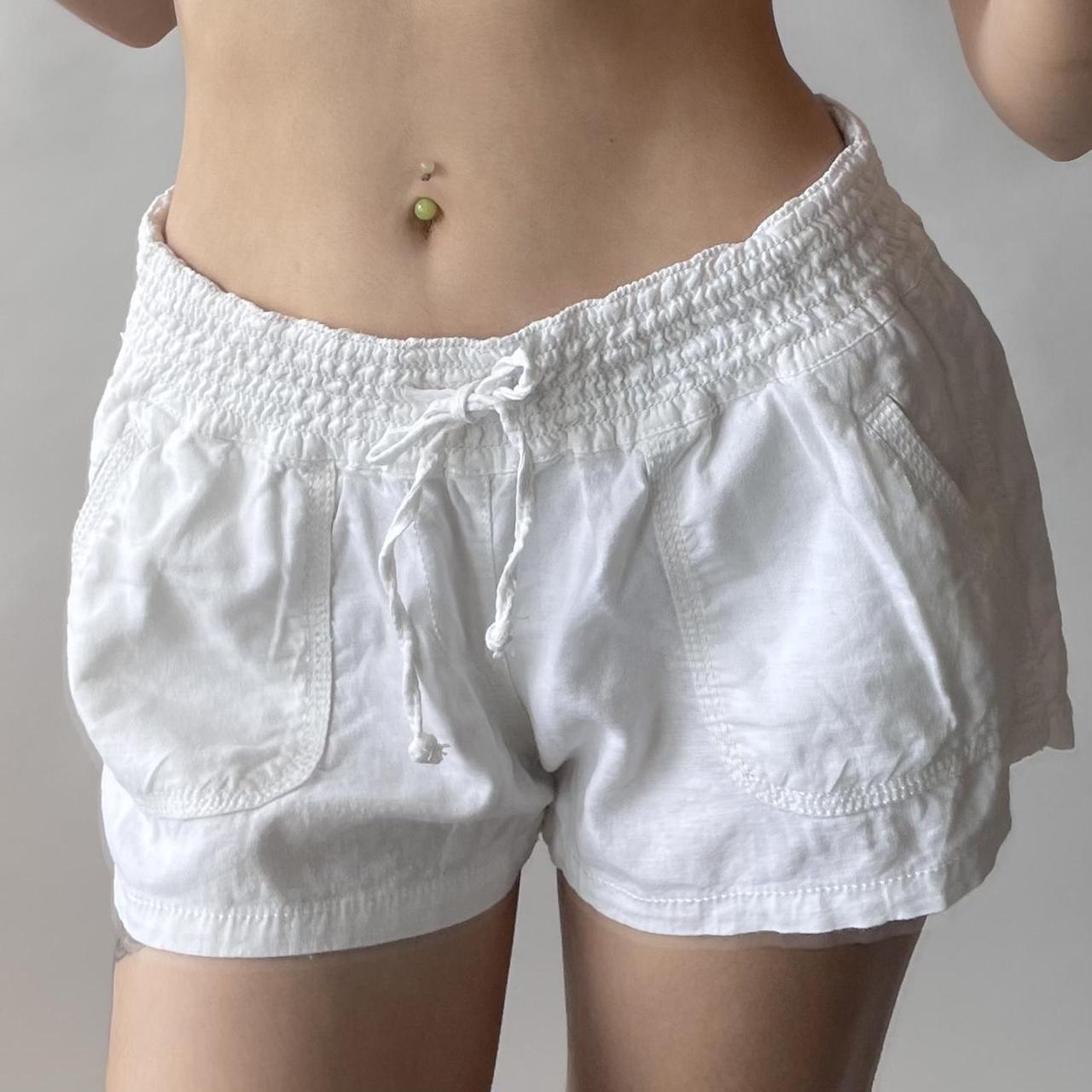 SO Clothing Women's White Shorts | Depop