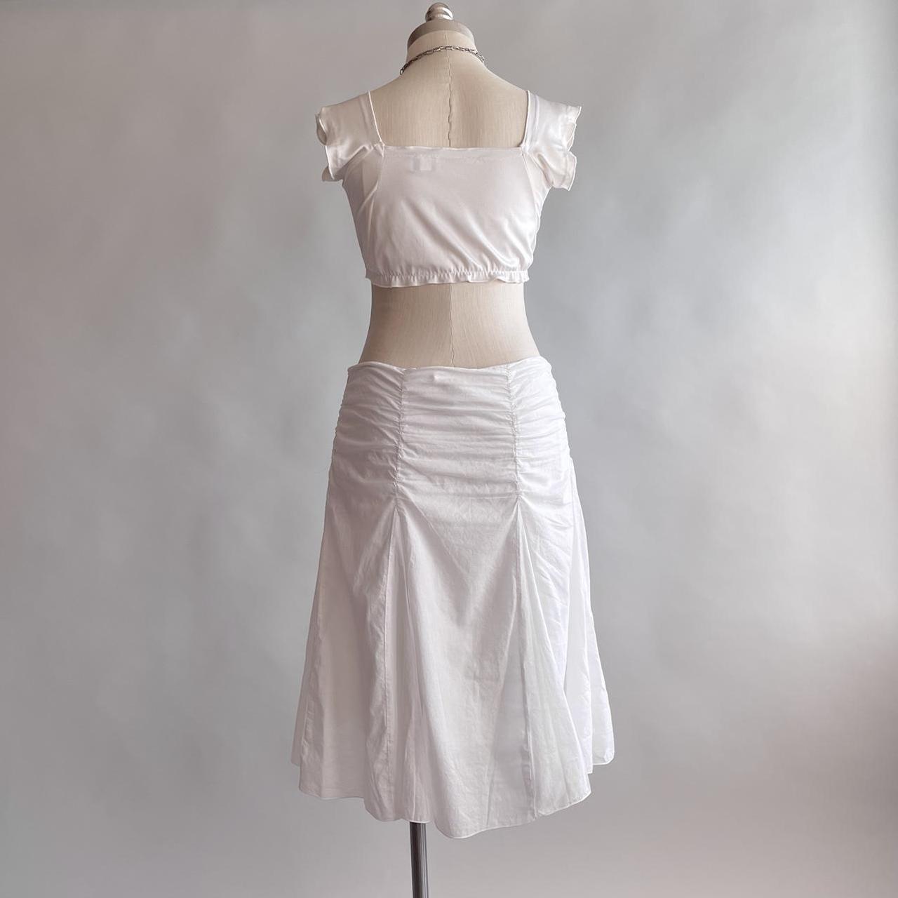 Forever 21 Women's White Skirt | Depop