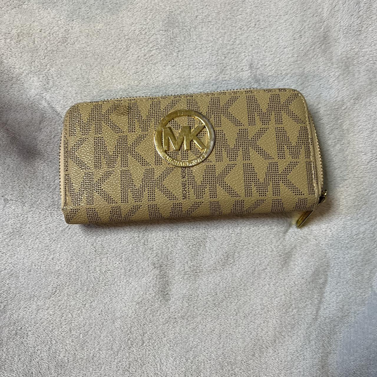 Mk sale gold wallet