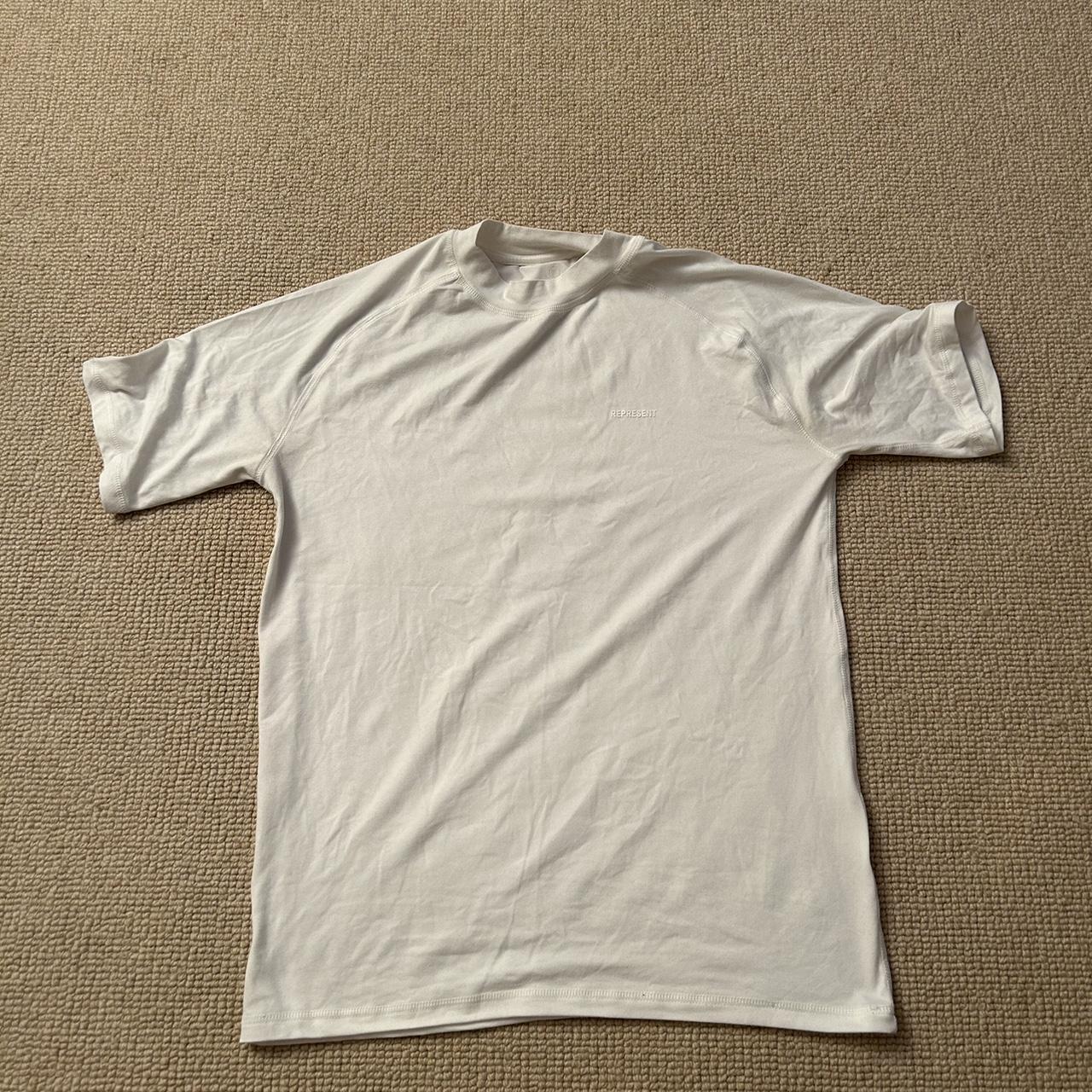 Represent 247 T-Shirt - Flat White Size Small 8/10... - Depop